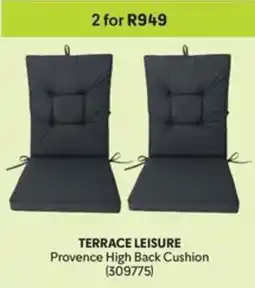 Makro TERRACE LEISURE Provence High Back Cushion offer