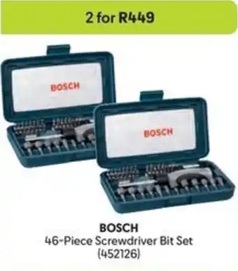 Makro BOSCH Screwdriver Bit Set offer