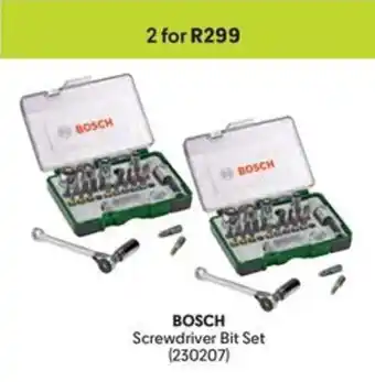 Makro BOSCH Screwdriver Bit Set offer