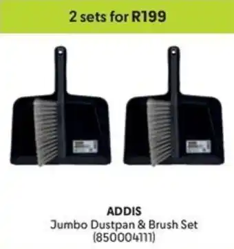 Makro ADDIS Jumbo Dustpan & Brush Set offer