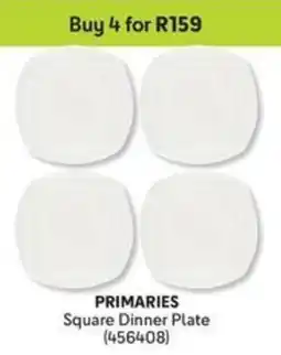 Makro PRIMARIES Square Dinner Plate offer