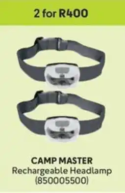 Makro CAMP MASTER Rechargeable Headlamp offer