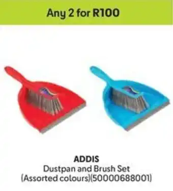 Makro ADDIS Dustpan and Brush Set offer