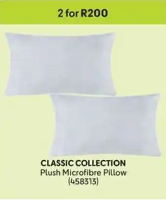 Makro CLASSIC COLLECTION Plush Microfibre Pillow offer