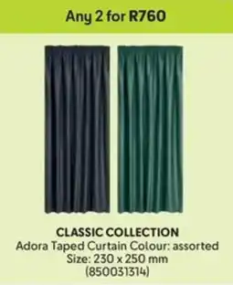 Makro Classic Collection Adora Taped Curtain offer