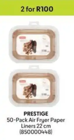 Makro PRESTIGE Air Fryer Paper Liners offer