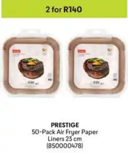 Makro PRESTIGE Air Fryer Paper Liners offer