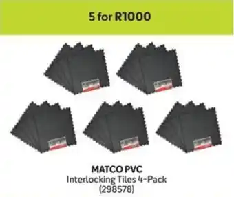Makro MATCO PVC Interlocking Tiles offer