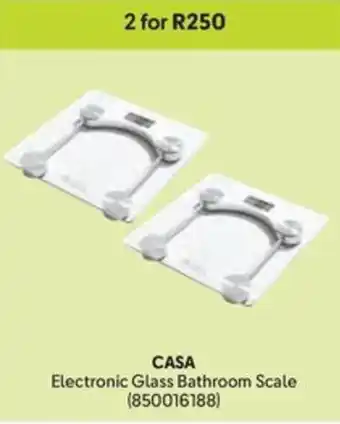 Makro CASA Electronic Glass Bathroom Scale offer