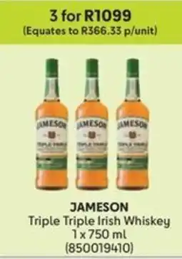 Makro JAMESON Triple Triple Irish Whiskey offer