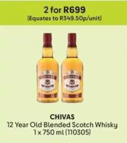 Makro CHIVAS 12 Year Old Blended Scotch Whisky offer
