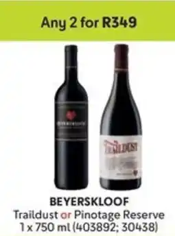 Makro BEYERSKLOOF Traildust or Pinotage Reserve offer