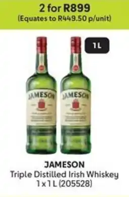 Makro JAMESON Triple Distilled Irish Whiskey offer