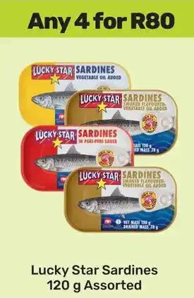 Game Lucky Star Sardines Assorted offer