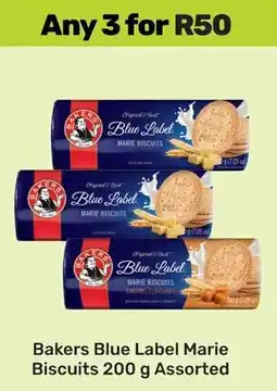Game Bakers Blue Label Marie Biscuits Assorted offer