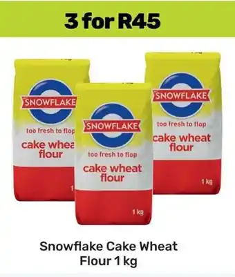 Game Snowflake Cake Wheat Flour offer