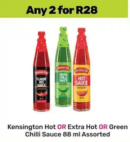 Game Kensington Hot OR Extra Hot OR Green Chilli Sauce Assorted offer