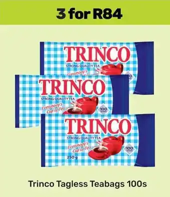 Game Trinco Tagless Teabags offer