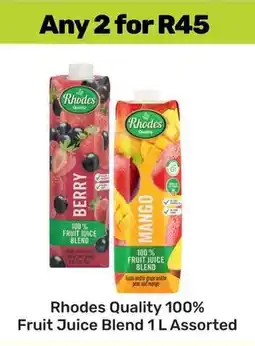 Game Rhodes Quality 100% Fruit Juice Blend Assorted offer
