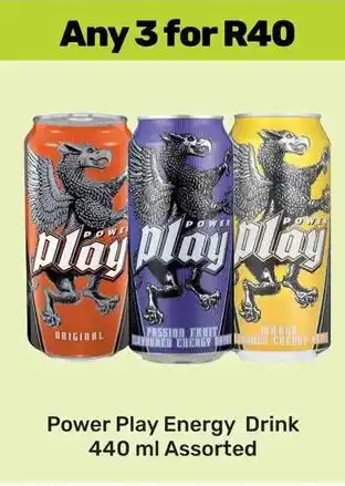 Game Power Play Energy Drink Assorted offer