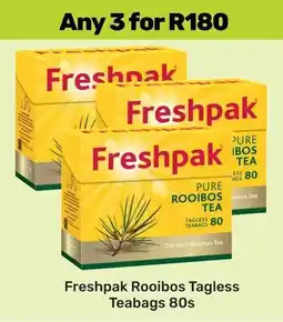 Game Freshpak Rooibos Tagless Teabags offer