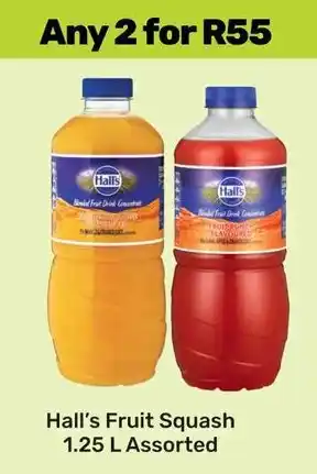 Game Hall's Fruit Squash Assorted offer