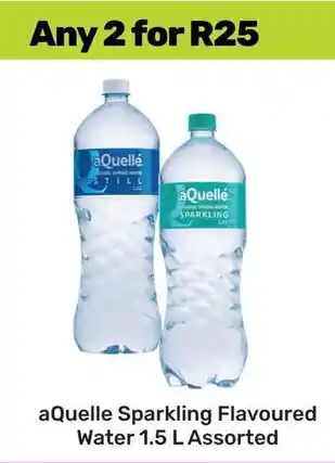 Game aQuelle Sparkling Flavoured Water Assorted offer