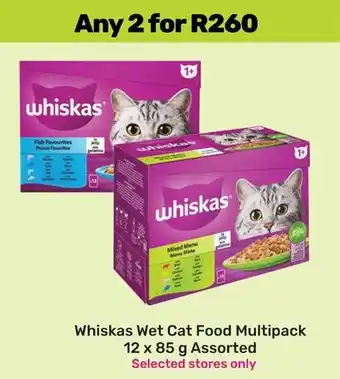 Game Whiskas Wet Cat Food Multipack offer