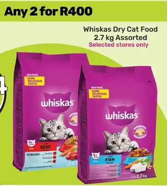 Game Whiskas Dry Cat Food Assorted offer