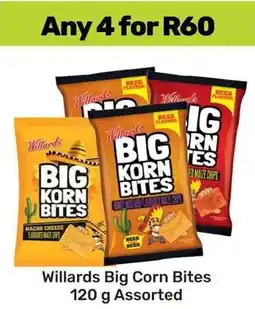 Game Willards Big Corn Bites Assorted offer