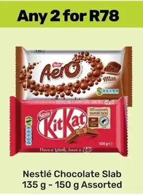 Game Nestlé Chocolate Slab Assorted offer