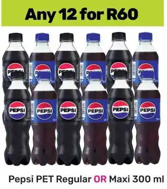 Game Pepsi PET Regular OR Maxi offer