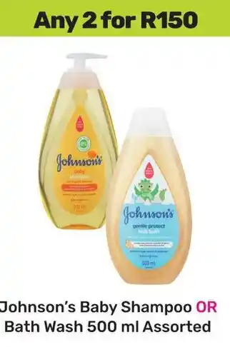 Game Johnson's Baby Shampoo OR Bath Wash Assorted offer