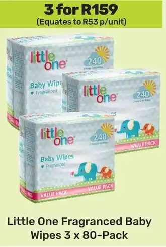 Game Little One Fragranced Baby Wipes offer