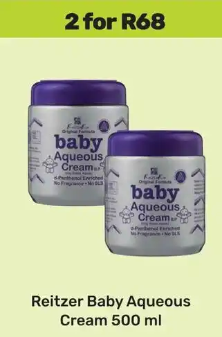 Game Reitzer Baby Aqueous Cream offer