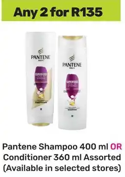 Game Pantene Shampoo OR Conditioner Assorted offer