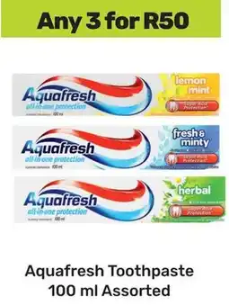 Game Aquafresh Toothpaste Assorted offer
