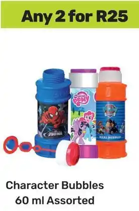Game Character Bubbles Assorted offer