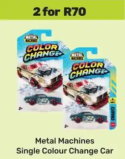 Game Metal Machines Single Colour Change Car offer