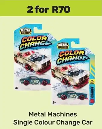 Game Metal Machines Single Colour Change Car offer