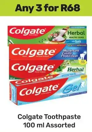 Game Colgate Toothpaste Assorted offer