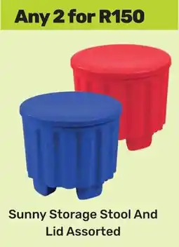Game Sunny Storage Stool And Lid Assorted offer