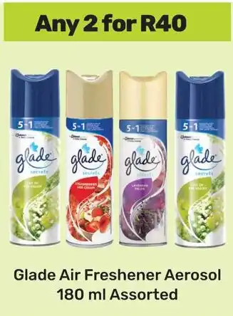 Game Glade Air Freshener Aerosol Assorted offer