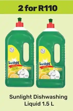 Game Sunlight Dishwashing Liquid offer