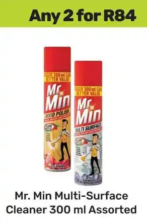 Game Mr. Min Multi-Surface Cleaner Assorted offer