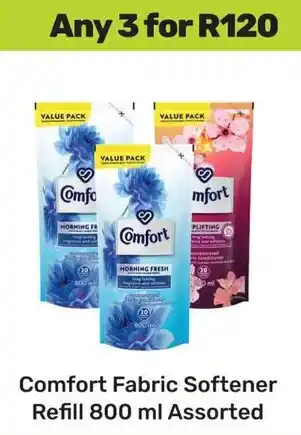 Game Comfort Fabric Softener Refill Assorted offer