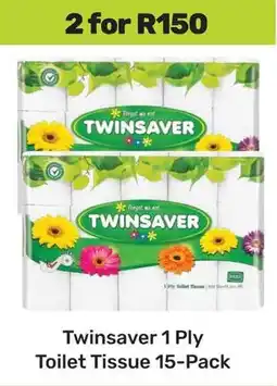 Game Twinsaver 1 Ply Toilet Tissue offer