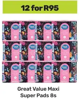 Game Great Value Maxi Super Pads offer