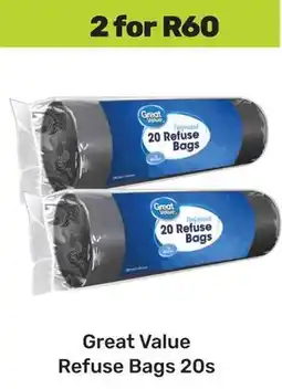 Game Great Value Refuse Bags offer