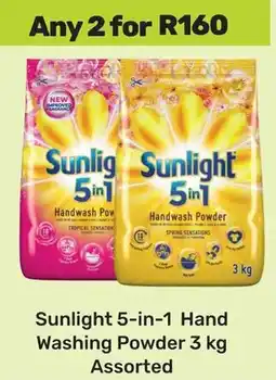 Game Sunlight 5-in-1 Hand Washing Powder Assorted offer